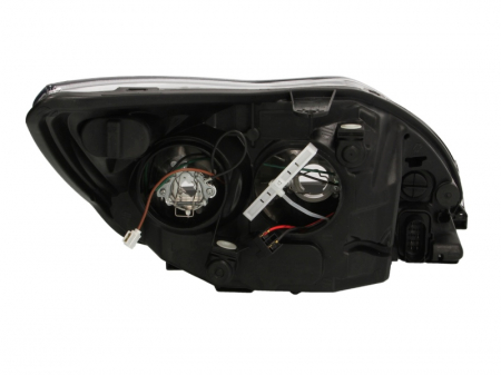 Far stanga (H1/H7, reglaj electric, cu motoras, fundal negru) FORD FOCUS II [1]