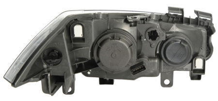 Far stanga (H1/H7, reglaj electric, fundal argintiu) RENAULT MEGANE 2002-2005 [1]