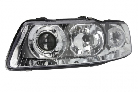 Far stanga (H1/H7, reglaj electric, fundal cromat) AUDI A3 2000-2003 Iluminat auto - Far stanga (H1/H7, reglaj electric, fundal cromat) AUDI A3 2000-2003