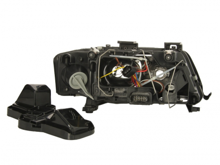 Far stanga (H1/H7, reglaj electric, fundal cromat) AUDI A6 1997-2005 [1]