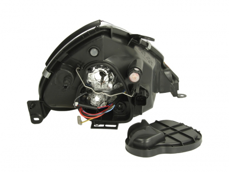 Far stanga (H1/H7, reglaj electric, fundal cromat, fundal galben) FORD KA 1996-2008 [1]