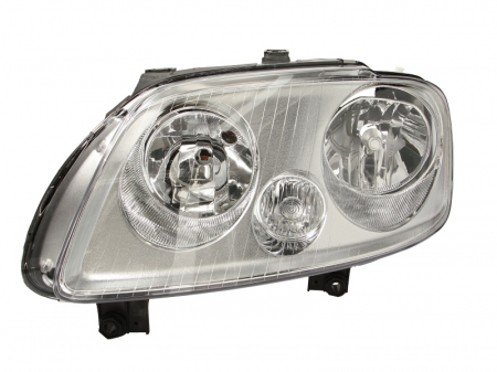 Iluminat auto - Far stanga (H1/H7, reglaj electric, fundal cromat) VW CADDY III, TOURAN