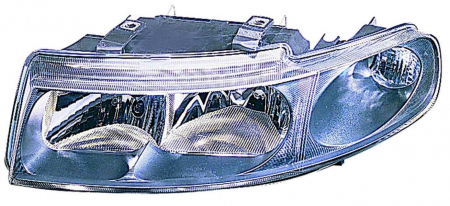 Far stanga (H1/H7, reglaj electric, manual, fundal negru) SEAT LEON, TOLEDO 1998-2006