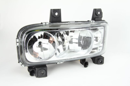 Iluminat auto - Far Stanga (H1/H7/W5W, electric, fara motoras, cu lumina de ceata, lampa anti-ceata, culoare insert: cromat) potrivit MERCEDES ATEGO 2, ATEGO 3 dupa 2004