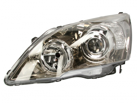 Far stanga (H1/HB3, electric, cu motoras, fundal cromat) HONDA CR-V III [0]