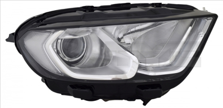Far Stanga (H1/LED, electric, cu motor, culoare interior: cromat) potrivit FORD ECOSPORT 10.17-