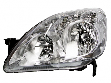 Far stanga (H1, reglaj electric, cu motoras, fundal cromat) HONDA CR-V 2001-2006 [0]