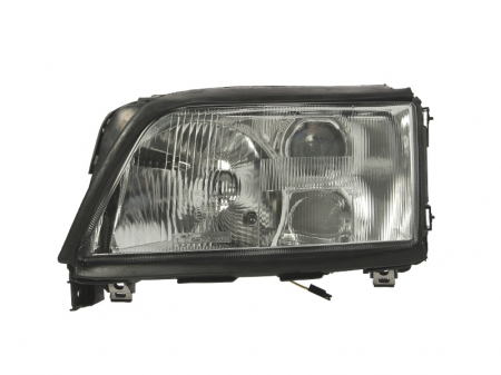 Piese Auto - Far stanga (H1, reglaj electric, manual, fundal cromat) AUDI A6 1994-1997