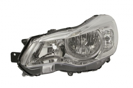 Iluminat auto - Far Stanga (H11/HB3/W5W/WY21W, electric, fara motoras, culoare insert: cromat, culoare semnalizator: transparent) potrivit SUBARU IMPREZA, WRX, XV -12.16