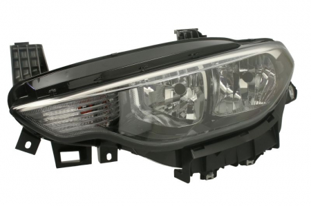 Faruri - Far Stanga potrivit FIAT TIPO 356 2015-2020 (H15/H7/PY21W, electric, cu motor, culoare insert: negru)