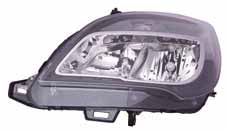 Faruri - Far stanga (H15/H7, reglaj electric, cu motoras) OPEL MERIVA 2014-2017