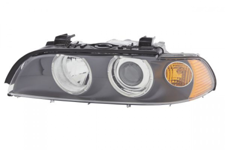 Far stanga H21W/H7/H7, electric, cu motor, halogen, culoare semnalizator: galben potrivit BMW 5 E39 1995-2004 [2]