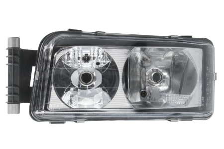 Iluminat auto - Far Stanga (H21W/H7/H7/W5W, electric, cu motor, functie lumini de zi, culoare insert: cromat) potrivit MAN LION'S CITY, TGA, TGM I, TGS I dupa 1999