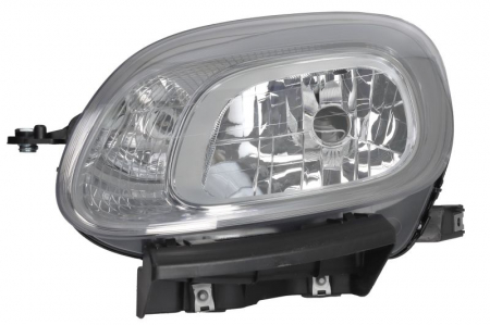 Far Stanga (H4, electric, cu motor, culoare insert: cromat, culoare semnalizator: alb) potrivit FIAT PANDA, PANDA/HATCHBACK [0]