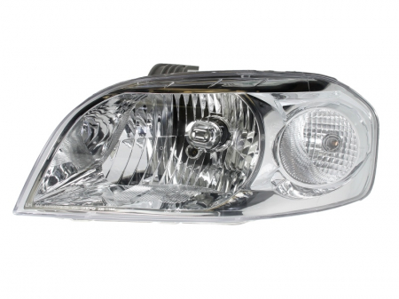 Faruri - Far Stanga potrivit CHEVROLET AVEO / KALOS (H4, electric, cu motor, culoare insert: cromat, culoare semnalizator: transparent)
