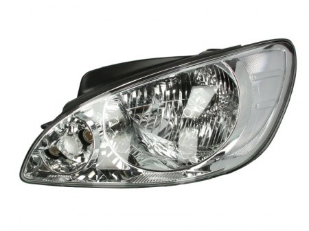 Far Stanga (H4, electric, cu motor, culoare insert: cromat, culoare semnalizator: transparent) potrivit HYUNDAI GETZ 01.05- [0]