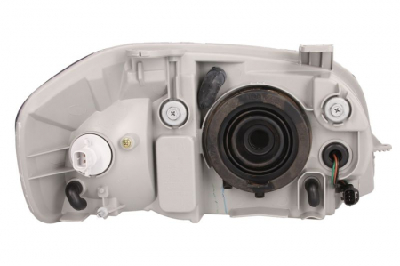 Far Stanga (H4, electric, cu motor, culoare interior: cromat) potrivit CHEVROLET AVEO / KALOS; DAEWOO KALOS