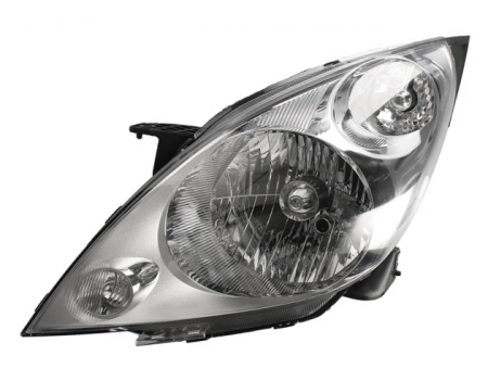 Faruri - Far Stanga potrivit CHEVROLET SPARK pana in 2012 (H4, electric, cu motor, culoare semnalizator: transparent)