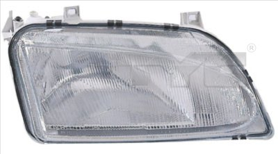 Iluminat auto - Far stanga (H4, electric, cu motoras, fundal argintiu) FORD GALAXY