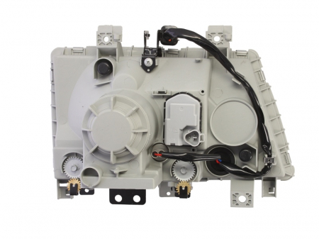 Far stanga (H4, electric, cu motoras, fundal argintiu) MITSUBISHI CANTER 2001-2010 [1]