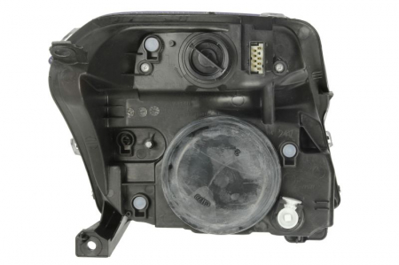 Far stanga (H4, electric, cu motoras, fundal cromat) CITROEN C2 dupa 2003 [1]