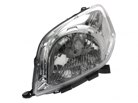 Iluminat auto - Far stanga (H4, electric, cu motoras, fundal cromat) CITROEN NEMO FIAT FIORINO PEUGEOT BIPPER 2007-2016