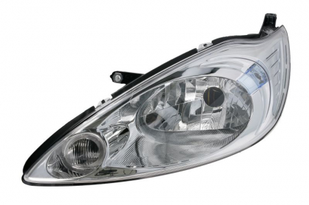 Iluminat auto - Far stanga (H4, electric, cu motoras, fundal cromat) FORD KA