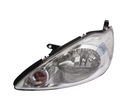 Iluminat auto - Far stanga (H4, electric, cu motoras, fundal cromat) FORD KA 2008-2016