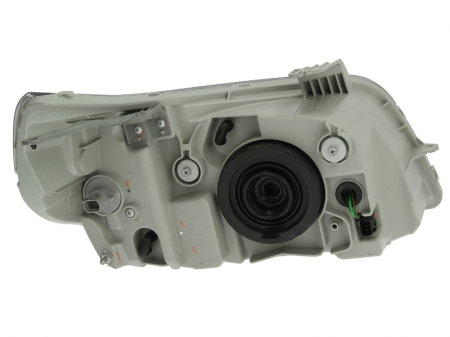 Far stanga (H4, electric, cu motoras, fundal cromat, fundal transparent) CHEVROLET AVEO 2008-2011 [3]