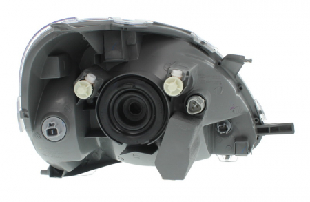 Far stanga (H4, electric, cu motoras, fundal cromat, fundal transparent) TOYOTA YARIS 1999-2005 [1]