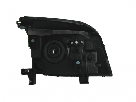 Far stanga (H4, electric, cu motoras, fundal negru/albastru) NISSAN X-TRAIL [1]