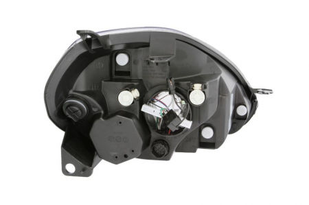 Far stanga (H4, electric, cu motoras, fundal negru) FIAT PUNTO 2005-2012 [1]