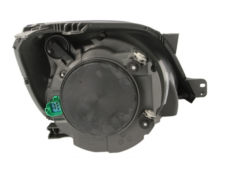 Far stanga (H4, electric, cu motoras, fundal negru) FORD FIESTA 2005-2008 [1]