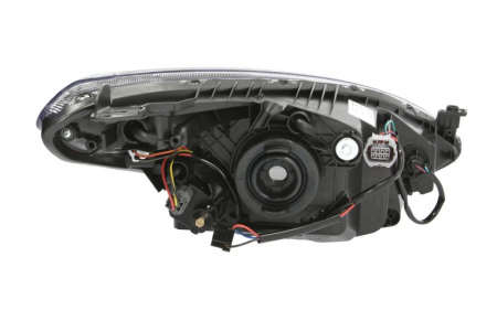 Far stanga (H4, electric, cu motoras, fundal negru) MAZDA 2 [1]