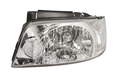 Iluminat auto - Far Stanga (H4, electric, fara motoras, culoare insert: cromat, culoare semnalizator: transparent) potrivit HYUNDAI MATRIX