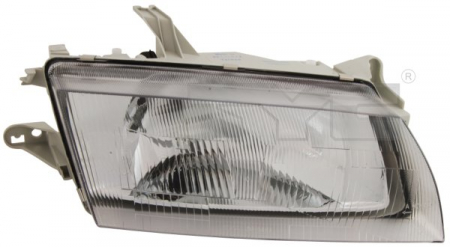 Iluminat auto - Far stanga H4, electric, fara motoras, culoare interior argintiu potrivit MAZDA 323 C V, 323 F V, 323 P V, 323 S V