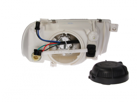 Far Stanga (H4, electric, fara motoras, culoare interior: argintiu) potrivit VW VENTO 01.91-09.98