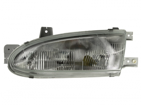 Iluminat auto - Far stanga (H4, electric, fundal argintiu) HYUNDAI ACCENT 1994-2000
