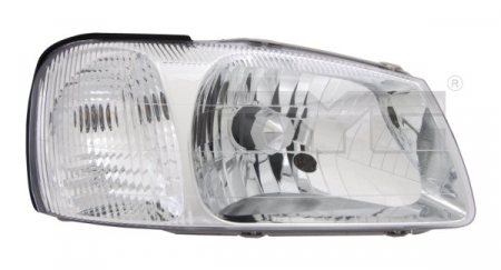 Iluminat auto - Far stanga (H4, electric, fundal argintiu) HYUNDAI ACCENT II