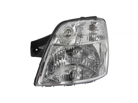 Iluminat auto - Far stanga (H4, electric, fundal argintiu, Semnalizator argintiu) KIA PICANTO dupa 2004