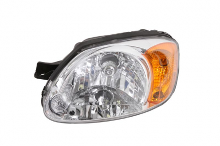 Iluminat auto - Far stanga (H4, electric, fundal cromat) HYUNDAI ACCENT II
