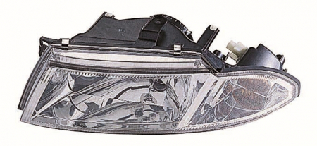 Piese Auto - Far stanga (H4, electric, fundal cromat) MITSUBISHI CARISMA 2000-2006