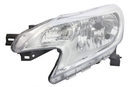 Iluminat auto - Far stanga (H4, electric, fundal cromat) NISSAN NOTE 2013-2016