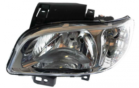 Iluminat auto - Far stanga (H4, electric, fundal cromat) SEAT CORDOBA, IBIZA 1999-2002