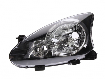 Iluminat auto - Far stanga (H4, electric, fundal negru/insertii crom) TOYOTA AYGO 2008-2012
