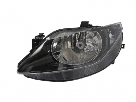 Iluminat auto - Far stanga (H4, electric, fundal negru) SEAT IBIZA 2008-2012