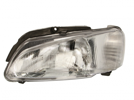 Piese Auto - Far stanga (H4, electric, manual, fundal argintiu) PEUGEOT 106 II