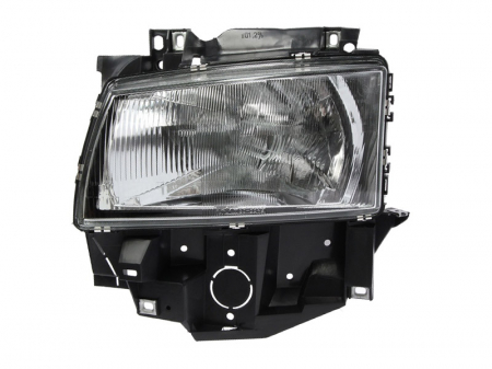 Far stanga (H4, electric, manual, fundal argintiu) VW TRANSPORTER IV [0]