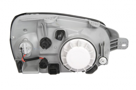 Far stanga (H4, electric, manual, fundal cromat, fundal galben) HYUNDAI SANTA FE 2001-2006 [1]
