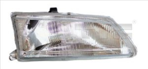 Far stanga H4, electric, manual, interior argintiu PEUGEOT 106 I